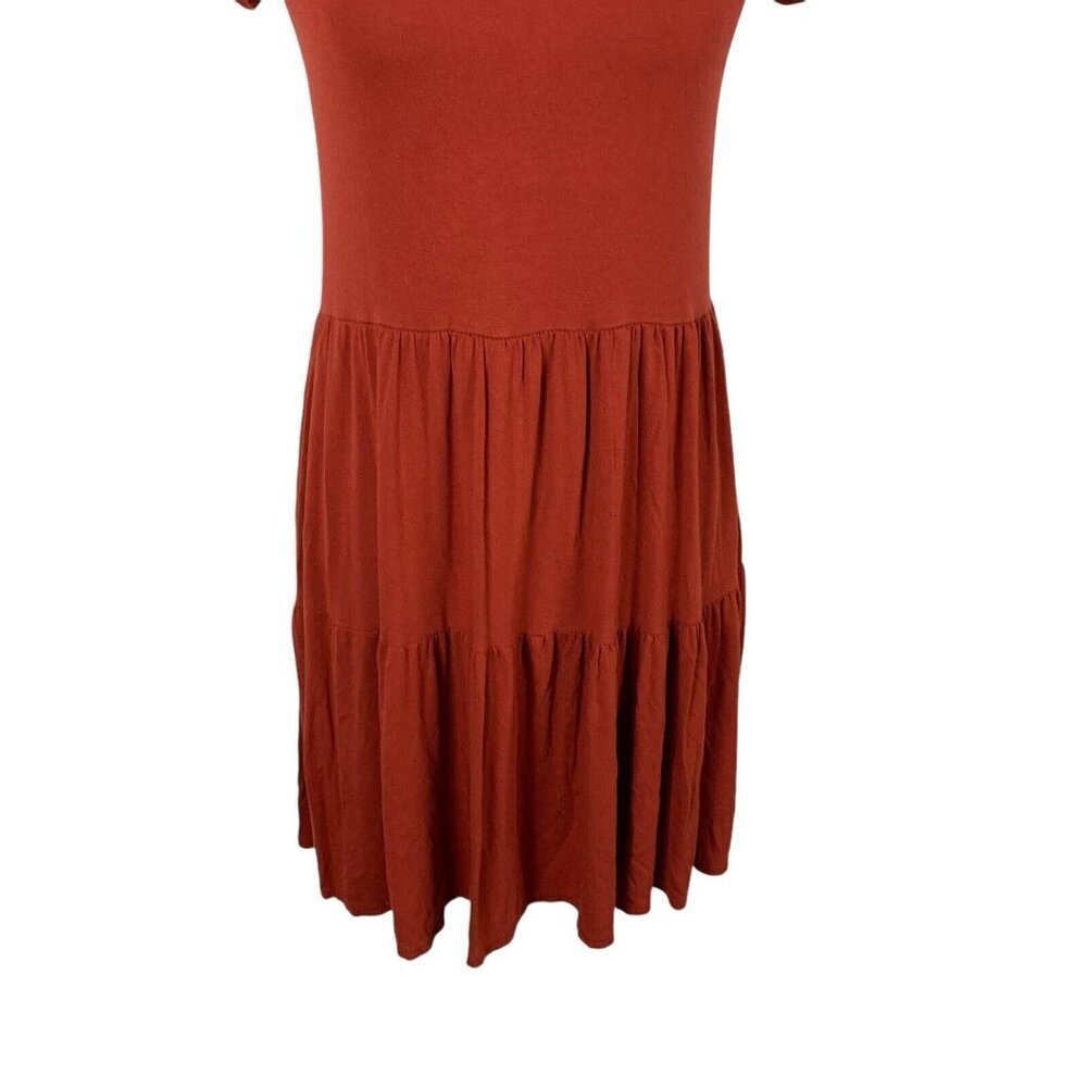 Olivia Rae Rust Red Dress - Picture 3 of 7